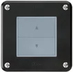 UP-Storenschalter robusto IP55 schwarz mit 2 Funktionstasten für Kombination 