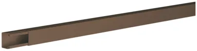 Canal d'installation tehalit LF 20×20×2000mm (l×h×L) PVC brun 