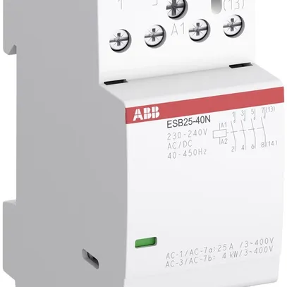Contacteur AMD ABB ESB25, 3F/1O 25A AC-1, 230…240VAC/DC 