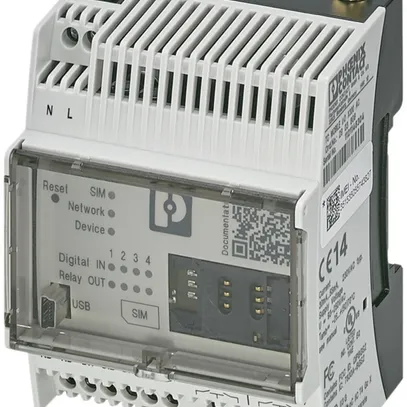 REG-Telefon-Fernsteuer- und Überwachungsmodul PX TC MOBILE I/O X200-4G AC 