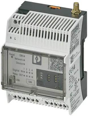 REG-Telefon-Fernsteuer- und Überwachungsmodul PX TC MOBILE I/O X200-4G AC 