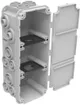 Boîtier ENC Spotbox UP3, 3×1, gris 