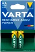 Accumulateur VARTA Ready To Use NiMH HR6/AA, 2.6Ah blister à 2 pièces 