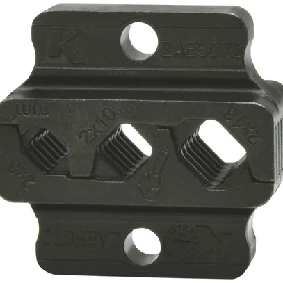 Matrice di serraggio Klauke ZAE5072 2×6…2×16mm² per utensile d.crimpatura K507WF 