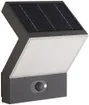 Lampada a muro solare LED DOTLUX FLASHwall-sensor 3.5W 250lm 3000K IP54 grigio 