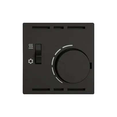 Montageset EDIZIO.liv SNAPFIX® f.Thermostat mit Schalter Heizen/Kühlen sz 
