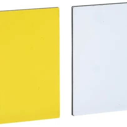 Plaquette Schneider Electric 18×27mm blanc, ou jaune 