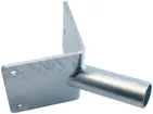 Supporto angolare a parete DOTLUX acciaio zincato per tubo Ø60mm 15° 