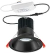 Downlight LED INC ESYLUX STINA 15W 3000K 1150lm Ø130/112mm IP20, noir 