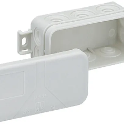 Boîte dérivation AP Mini 25 89×43×37mm, gris clair 