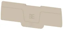 Plaque terminale Weidmüller ASEP 4C 2.5 82.1×2.1mm beige 