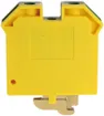 Schutzleiter-Reihenklemme Woertz 6…16mm² Schraubanschl.2×1 G-Schiene grün/gelb 