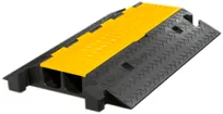Copricavo per pavimento Protector Rubber 2-canali 800×590×105 nero-giallo 