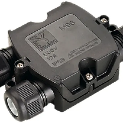 Kabelverbinder Box SLV für Ø Kabel 3×6…11mm IP68 schwarz 