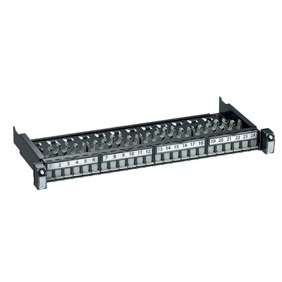 Patchpanel EASYNET 19" 1HE 24-fach für S-One 