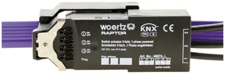 Attuatore-commutatore Woertz, 3 volte KNX L1NPE 
