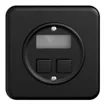 Thermostat d'ambiance KNX ENC STANDARDdue 2×avec LED RGB, noir 