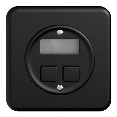 Thermostat d'ambiance KNX ENC STANDARDdue 2×avec LED RGB, noir 