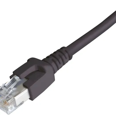 Câble patch RJ45 Dätwyler 7702 4P, cat.6A (IEC) S/FTP LSOH, noir, 2.5m 