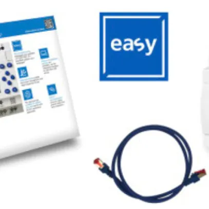 Starterpaket ETN mit EASY-E4-UC-12RC1, Patchleitung und Software-Lizenz 