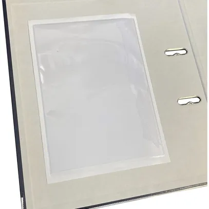 Étui de protection ELBRO auto-adhésif vide transparent 155×215mm vinyle pour A5 