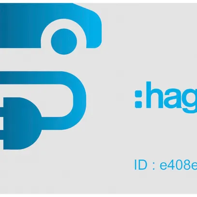 Carte Hager pour borne de charge witty avec RFID, jeu de 20 pièces 