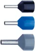 Embout de câble DIN isolé 2.5mm²/12mm bleu 
