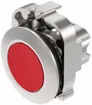 Interrupteur INC EAO45, R, rouge, anneau gris sable, plat 