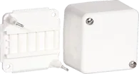 Scatola di derivazione AP Fixer 80×80×50 bianco senza morsetti 