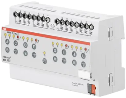 REG-KNX-Heizungsaktor ABB 12-fach 160mA 24…230VAC 