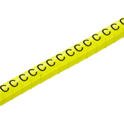 Marqueur de conducteur Weidmüller CLI C MP p.Ø3…4mm 3×5.5mm impression: N jaune 