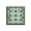 KNX-Funktionseinsatz RGB 1…4-fach EDIZIOdue dunkelgrau mit LED 