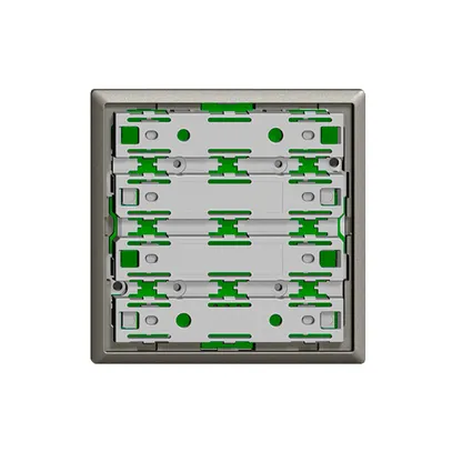 Unité fonctionnelle KNX RGB 1…4× EDIZIOdue gris foncé avec LED 