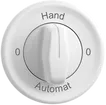 Interrupteur rotatif ENC STANDARDdue 2/1L 0-Hand-0-Automat blanc 