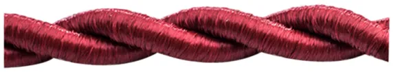 Cavo tessile Roesch, 3×0.75mm², PN separabili, fili intrecciati, rosso 