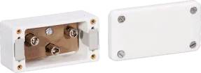 Boîte de jonction AP mouillé Fixer 3×1.5mm² IP54 500V blanc 
