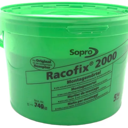 Ciment rapide Racofix 2000, gris 5kg 