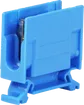 Borne de dérivation Woertz 6…16mm² 76A 750V vis 2×1 rail DIN 35mm bleu 