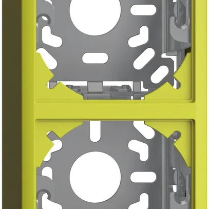 Capot avec plaque de base 2×54mm pour combinaison FX vertical/horizontal lemon 
