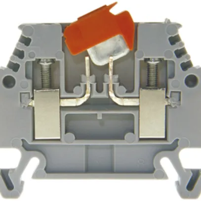 Borne de sectionnement à couteau Woertz 0.5…2.5mm² 15A 800V vis 1×2 TH35/G32 gr 
