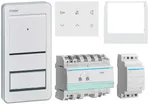 Kit audio elcom.home p.1appartement poste intérieure blanc/extérieure blanc 