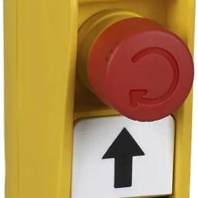 Boîtier suspendu avec bouton arrêt d'urgence Schneider Electric jaune 