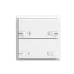 Placca frontale EDIZIOdue zepAIR ON/OFF 1C S1/S2 con LED bianco 