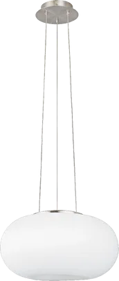 Pendelleuchte Optica ø 350x1000mm E27 2x60W, Glas opal 