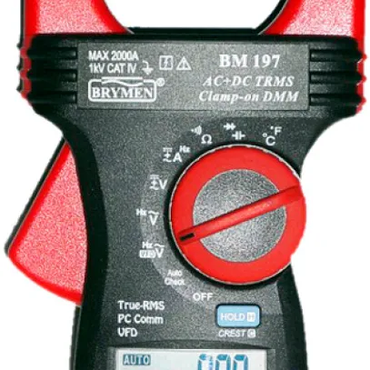 Pince de mesure TRMS avec fonction multimètre BM197 
