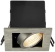 Downlight LED INC SLV KADUX DL, 6.2W 625lm 3000K 38° IP20 alu brossé 