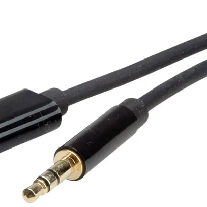 Câble adaptateur audio ROLINE USB-C → 3.5mm jack (fiche stéréo) 0.8m 