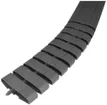 Caniveau de câble flexible Hager 20×83mm noir 