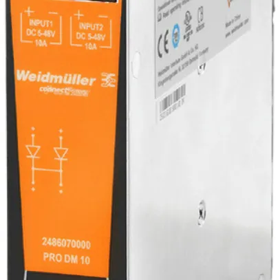 Module de diode WM PRO DM 10 5…48VDC IN: 2×10A OUT: 1×20A 