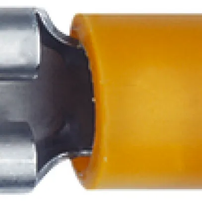 Clip isolé Ferratec RSP 6.3×0.8/4…6 jaune 